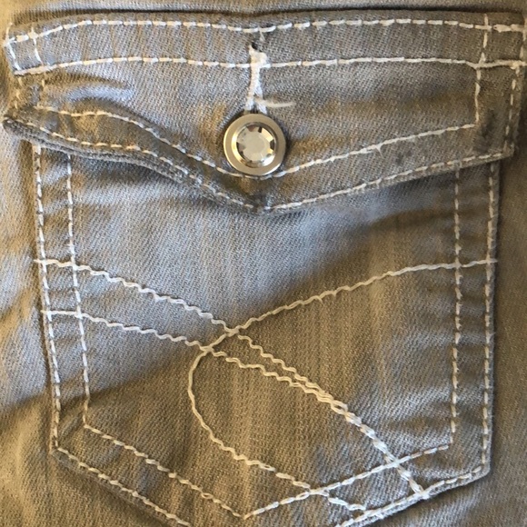 Inc Denim | Woman Boot Leg Regular Fit Jeans Gray Size 4 - Picture 7 of 12